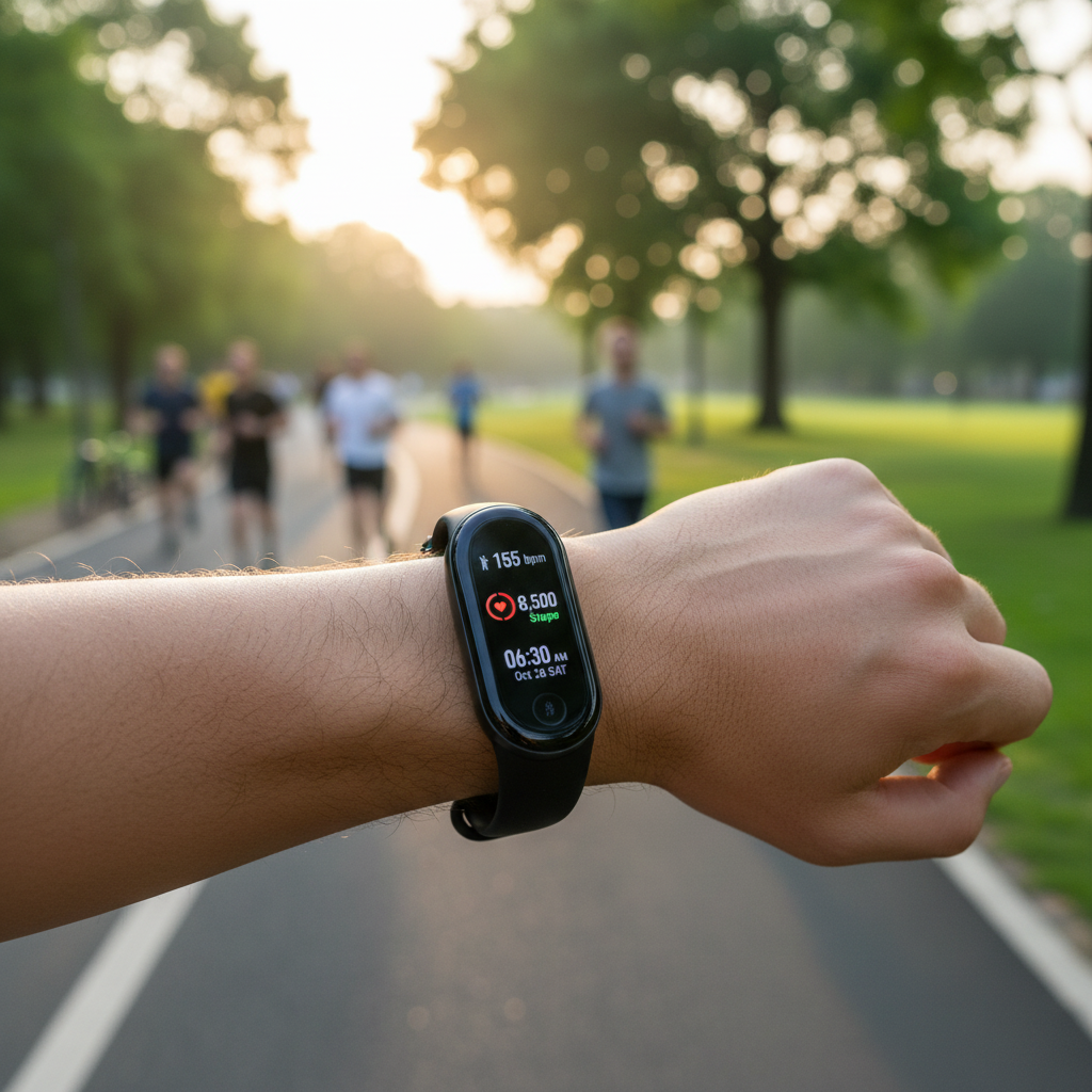 XIAOMI Mi Smart Band 10 (2025) Global Version - 1.72" AMOLED Display | 21 Days Battery Life | Touchscreen, Multi-Sport Tracker, Activity Tracker, Heart Rate Monitor | BT5.4 - (Midnight Black)