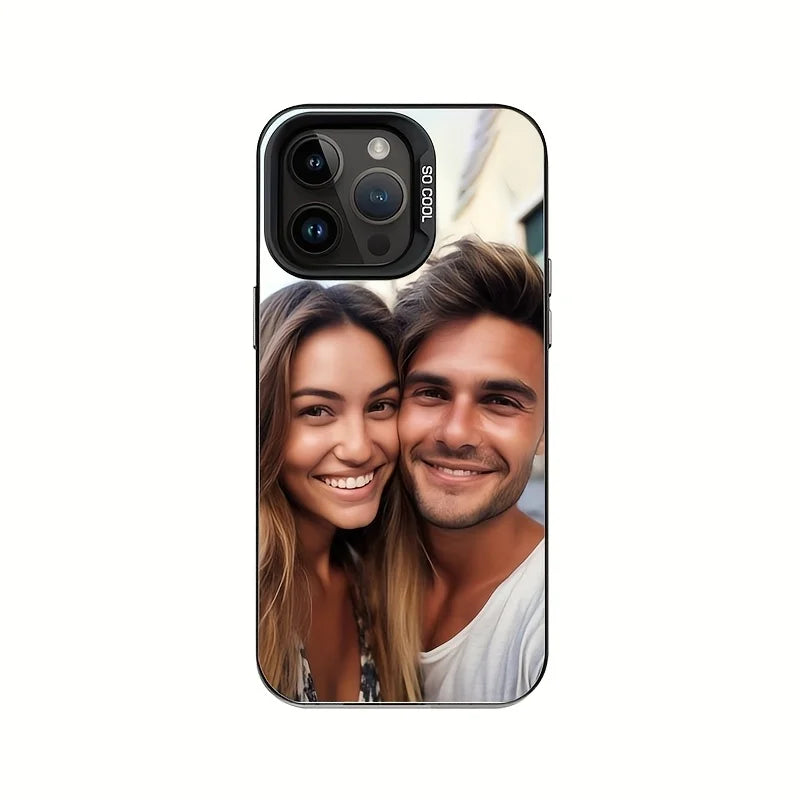 For iPhone 17 16 15 14 13 12 11 Pro Max Mini SE 2020 2022 Air XS XR 7 8 Plus 16e DIY Photo Customized Case IMD Shockproof Cover